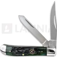Roper Knives Trapper Green Bone Carbon linkkuveitsi