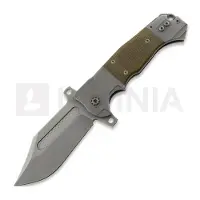 Andre de Villiers Badlands 2 Stonewash kääntöveitsi, Custom