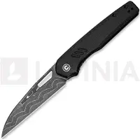 CIVIVI Guile C24062B-DS1 Damascus, Black Micarta, pocket knife, Shawn Ashmore design