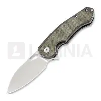GiantMouse ACE Biblio Ti kääntöveitsi, Green Micarta Lamnia Exclusive