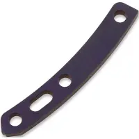 Hinderer 3.5 XM-18 Titanium Backspacer, Battle Purple