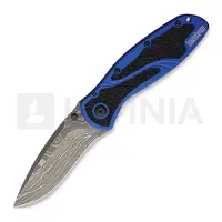 Kershaw Blur A/O Damascus kääntöveitsi, sininen
