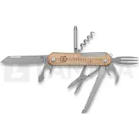 Mercury Duca 8 - Elmax - Natural Canvas Micarta kääntöveitsi