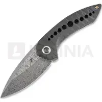 Kansept Knives ODD 21 Damascus Tiger Stripe kääntöveitsi