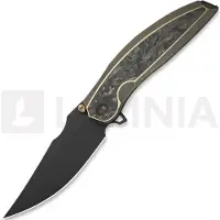 We Knife Quinseris, Bronze Ti/Shredded CF, Black SW