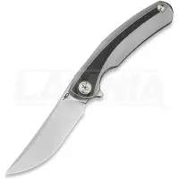Bestech Sambac - Stonewash + Satin - Titanium + Marble CF kääntöveitsi