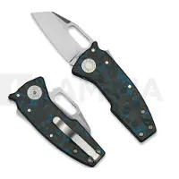 Demko Knives Nano Shark 20CV Shark Foot kääntöveitsi, Fat Carbon Arctic Storm