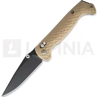 Toor Dropwing kääntöveitsi, Coyote Tan G-10, Black Gun-Kote