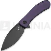Trollsky Knives Mandu XL14C28N kääntöveitsi, Purple G-10, Black Stonewash