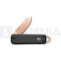 The James Brand The Elko - Black / Rose Gold / Aluminum / Straight kääntöveitsi