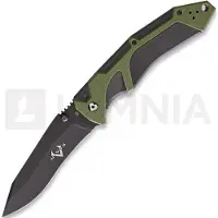 V Nives Fractal Linerlock A/O kääntöveitsi, vihreä