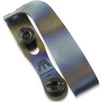Mummert Knives Slotted Ti-Clip - Flame Anodized