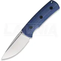 Petrified Fish Beluga - Satin - Micarta veitsi, sininen