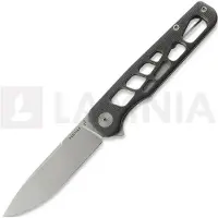 Tactile Knife Rockwall Flipper V2 Skeletonized - Stonewash - Titanium kääntöveitsi, musta