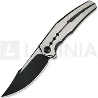 We Knife Kyklos WE23086-3 Blackwashed M390, Satin Black Titanium, pocket knife