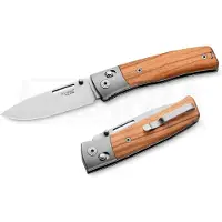 Lionsteel NiNi - Ti Bolster - Olive Wood kääntöveitsi