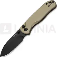 Kizer Cutlery Drop Bear 2 Button Lock kääntöveitsi, Tan Aluminum, DLC