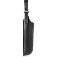 Woxna Alfta Leather sheath - 250 mm, musta