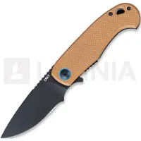 CRKT P.S.D. II Black 7910 Coyote Brown G10 pocket knife, Jim Hammond design