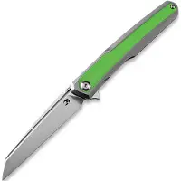 Kansept Knives Arcus Framelock Stonewashed Ti/Green G-10 kääntöveitsi