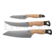 Benchmade 3 Piece Kitchen Knife Set Maple Valley Richlite keittiöveitsisetti