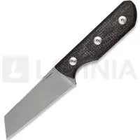 Straight Line Scorer - Stonewashed - Brown Burlap Micarta veitsi