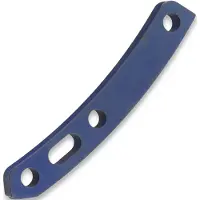 Hinderer 3.5 XM-18 Titanium Backspacer, Battle Blue