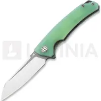 Bestech Texel - Grey + Satin - G10 kääntöveitsi, jade