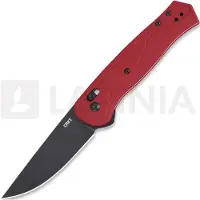CRKT Sero 7170R Black Titanium Nitride CPM S35VN, Red GRN, pocket knife, Richard Rogers design