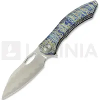 CH Knives Cupra-BL - Damascus - Titanium kääntöveitsi