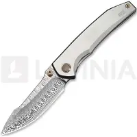 We Knife Ryson Damasteel kääntöveitsi, Gray Titanium