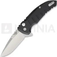 Hogue X1 Micro Button Lock Matte Blk kääntöveitsi