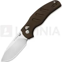 Kizer Cutlery C01C 2.9 CD Nitro-V kääntöveitsi, Brown Norplex UltreX, Satin