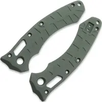 Lex Custom International Microtech Amphibiam Ti Scales - Cerakote Charcoal Green kahvapalat