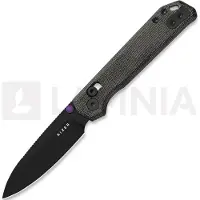 Kizer Cutlery Begleiter 2.9 BD1N kääntöveitsi, Black Norplex Ultrex, Black PVD