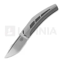 Reate Large Krypton kääntöveitsi, Bead Blast Ti/Carbon Fiber