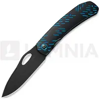 We Knife Inmate, Black Ti & Blue Raindrops, Black Stonewash