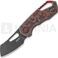 MKM Knives Isonzo Cleaver BW kääntöveitsi, Lava Flow CF