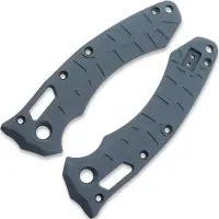 Lex Custom International Microtech Amphibiam Ti Scales - Cerakote Blue Titanium kahvapalat