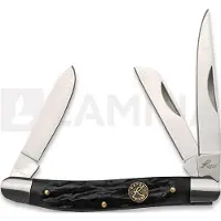 Roper Knives Stockman Jigged Black Bone