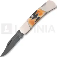 Bear & Son Executive Lockback Damascus kääntöveitsi
