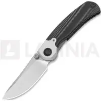 Kizer Cutlery Pioneer Drop Point ZX-FK03A6 Satin Nitro-V, Aluminium Bolster, pocket knife