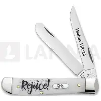 Case Cutlery Smooth Natural Bone Mini Trapper Rejoice linkkuveitsi