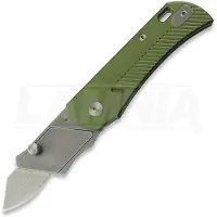 Twisted Assisted PALLAS Green Anodised Aluminum kääntöveitsi