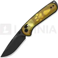 Kizer Cutlery Buddy II AEB-L kääntöveitsi, Amber PEI, Black PVD & Stonewash