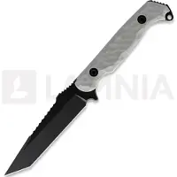 Toor Darter T veitsi, Light Gray G-10, Black Gun-Kote