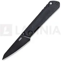 CRKT Straight 2670 Black Oxide D2, Black G10, pocket knife, T. J. Schwarz design