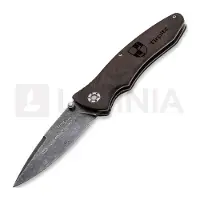 Böker Germany Tirpitz-Damascus Wood kääntöveitsi