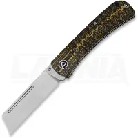 QSP Knife Hedgehog Slip Joint Golden CF kääntöveitsi