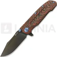 Reate 9D-V2 kääntöveitsi, Lava Flow Fat Carbon, Black DLC